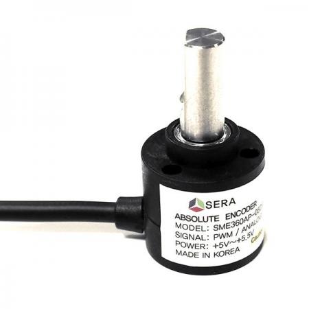 디바이스마트,센서 > 포지션센서 > 로터리엔코더,주식회사 세라,엡솔루트 엔코더 [SME360AP-05DP-XY],0또는 1/2 위치를 쉽게 찾을 수 있습니다, 고 정밀 회전 각 및 포지션 측정, PWM / Analog 출력