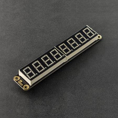 디바이스마트,MCU보드/전자키트 > 디스플레이 > 세그먼트,DFROBOT,Gravity: 8-디지털 LED 세그먼트 디스플레이 모듈 초록 [DFR0646-G],디스플레이 모드 : 8 세그먼트 × 8 자리 / 16 단계 밝기 조정 지원 / IIC 커뮤니케이션 / DC 5V / 