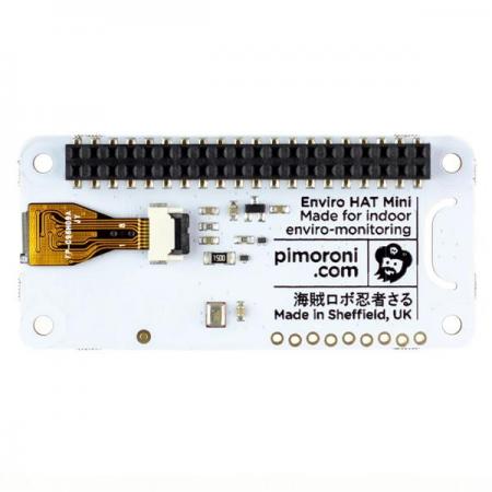 디바이스마트,MCU보드/전자키트 > 센서모듈 > 온도/습도 > 온습도겸용,Pimoroni,Enviro for Raspberry Pi – Enviro [PIM486],라즈베리파이용 환경센서 모듈 / 실내 모니터링에 적합 / 온도, 압력, 습도, 조명 및 소음 수준을 측정 / 0.96인치 컬러 LCD를 탑재 / 모든 40 핀 헤더 Raspberry Pi 모델과 호환