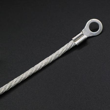 디바이스마트,케이블/전선 > 전기자재/배선자재 > 접지선 > 석연 접지선,,석연 접지선 3.5SQ×150L×M5,접지용 석연선 가공품 / 전선 규격 : 3.5SQ / 길이 : 150mm / 홀 규격 : M5