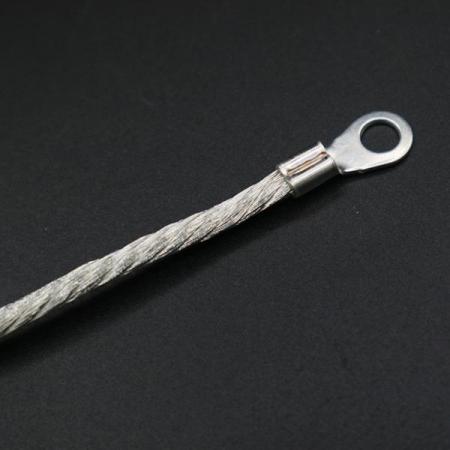 디바이스마트,케이블/전선 > 전기자재/배선자재 > 접지선 > 석연 접지선,,석연 접지선 5.5SQ×100L×M5,접지용 석연선 가공품 / 전선 규격 : 5.5SQ / 길이 : 100mm / 홀 규격 : M5