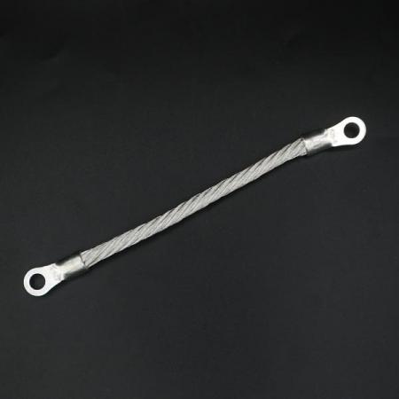 디바이스마트,케이블/전선 > 전기자재/배선자재 > 접지선 > 석연 접지선,,석연 접지선 22SQ×150L×M8,접지용 석연선 가공품 / 전선 규격 : 22SQ / 길이 : 150mm / 홀 규격 : M8