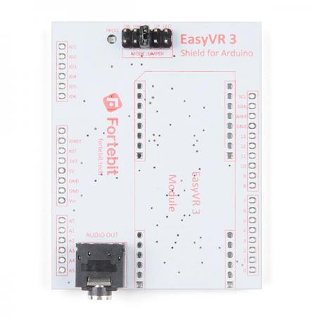 디바이스마트,MCU보드/전자키트 > 인공지능/임베디드/산업용 > 인공지능/머신러닝 > 인공지능 음성인식/스피커,SparkFun,EasyVR 3 Plus Shield for Arduino [COM-15453],아두이노용 음성인식 EasyVR 3 Plus 쉴드 / 표준 UART 인터페이스 (3.3V-5V로 구동) / 납땜 및 조립 필요