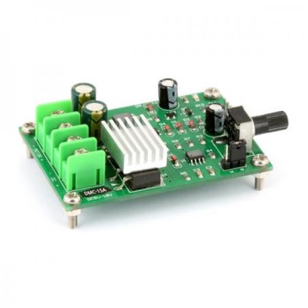 디바이스마트,기계/제어/로봇/모터 > 모터드라이버 > DC모터 드라이버 > 300W 이하 DC모터 드라이버,MotorBank,DC5~18V 15A 250W DC모터 속도조절기 (DMC-15A),DC5V~18V / 15A / 250W / 대용량 DC모터 스피드 컨트롤러 / 15A Max. / 가변저항을 통한 속도제어 / DC5~18V / 단방향 /