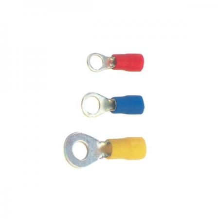 디바이스마트,커넥터/PCB > 터미널블럭 > 압착단자/절연단자 > 링타입,전오전기,PG 압착단자 JOPT 4-M4 (O형 / 내수용),전오전기 O링 터미널 단자 / 절연 타입 / AWG 12-14 / 4mm2 / 내경 4mm 외경 6.7mm / YELLOW색상