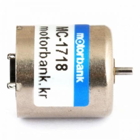 디바이스마트,기계/제어/로봇/모터 > 모터류 > DC모터 > Coreless모터,MotorBank,초고속 코어리스 마이크로 모터 (MC-1718) DC 5V,Φ17mmX18mm / Coreless Micro Servo DC Motor / 16800rpm / 70mA /