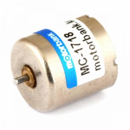 디바이스마트,기계/제어/로봇/모터 > 모터류 > DC모터 > Coreless모터,MotorBank,초고속 코어리스 마이크로 모터 (MC-1718) DC 5V,Φ17mmX18mm / Coreless Micro Servo DC Motor / 16800rpm / 70mA /