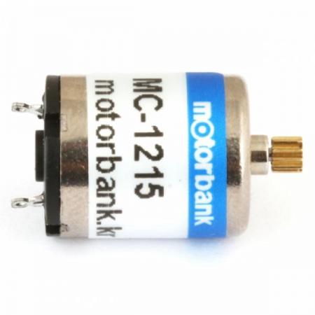 디바이스마트,기계/제어/로봇/모터 > 모터류 > DC모터 > Coreless모터,MotorBank,저전류 초고속 코어리스 마이크로 모터 (MC-1215) DC 4.5V,Φ12mmX15mm / Coreless Micro Servo DC Motor / Pulley Shaft / 15000rpm / 0.46W / 54mA