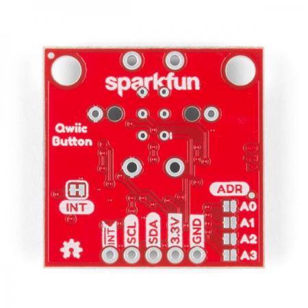 디바이스마트,MCU보드/전자키트 > 버튼/스위치/제어/RTC > 버튼/스위치/조이스틱,SparkFun,SparkFun Qwiic 버튼 브레이크 아웃보드 [BOB-15931],사용하기 쉬운 I2C 버튼 보드 / 12mm 조명 버튼 선택 및 조립가능 / 버튼 내장 LED를 원하는 수준의 깜박임으로 구성 가능