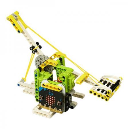 디바이스마트,오픈소스/코딩교육 > Micro:Bit > 마이크로비트 교육용키트,ELECFREAKS,마이크로비트 블록 제작 키트 (마이크로비트 보드 미포함) Ring:bit Bricks Pack [EF08217],360도 서보모터, LED스트립, 약 200개 블록 포함 / 재밌고 쉽게 배우는 코딩 / 6가지 예제 조립 가능