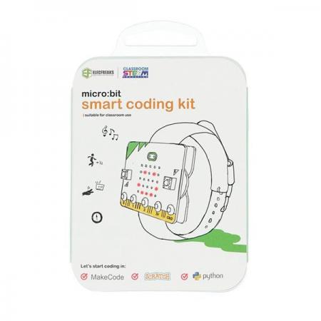 디바이스마트,오픈소스/코딩교육 > Micro:Bit > 마이크로비트 교육용키트,ELECFREAKS,마이크로비트 시계 제작 키트 (마이크로비트 보드 미포함) micro:bit smart coding kit [EF08206],버튼 셀 확장 baord Pro 기반으로 하는 웨어러블 장치 / 쉽고 간단하게 DIY 가능