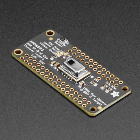 디바이스마트,MCU보드/전자키트 > 카메라/비디오 > 얼굴인식/열화상센서,Adafruit,Adafruit AMG8833 IR Thermal Camera FeatherWing [ada-3622],8x8 적외선 열상 센서 / +-2.5°C (4.5°F)의 정확도로 0°C ~ 80°C (32°F~176°F) 범위의 온도를 측정 /  최대 7 미터 거리에서 사람 감지 / I2C지원
