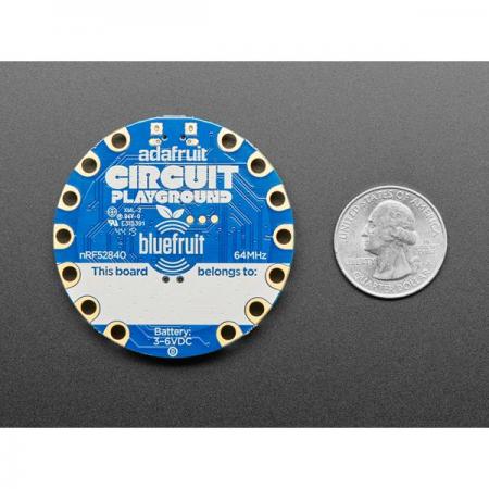 디바이스마트,오픈소스/코딩교육 > 파이썬/IoT 개발 보드 > nRF52840/nRF54L15,Adafruit,Circuit Playground Bluefruit - Bluetooth Low Energy [ada-4333],Bluefruit 보드 / nRF52840 마이크로 컨트롤러 사용 / 저전력 블루투스 BLE 사용 가능 / 내장 USB 지원 /  Arduino 또는 CircuitPython과 함께 사용 가능 / 모션, 온도, 광,사운드센서 내장
