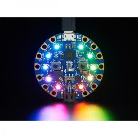 디바이스마트,오픈소스/코딩교육 > 파이썬/IoT 개발 보드 > nRF52840/nRF54L15,Adafruit,Circuit Playground Bluefruit - Bluetooth Low Energy [ada-4333],Bluefruit 보드 / nRF52840 마이크로 컨트롤러 사용 / 저전력 블루투스 BLE 사용 가능 / 내장 USB 지원 /  Arduino 또는 CircuitPython과 함께 사용 가능 / 모션, 온도, 광,사운드센서 내장