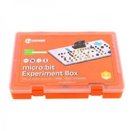 디바이스마트,오픈소스/코딩교육 > Micro:Bit > 마이크로비트 교육용키트,ELECFREAKS,마이크로비트 실험 상자 (마이크로비트 포함) [EF08199],온도센서, 광전지, 서보모터 및 LED의 구성요소에 MOSFET 트랜지스터, 다양한 저항 값 및 회로 설계와 프로그래밍을 결합하는 트림 팟과 같은 전자 부품을 추가한 마이크로비트 키트