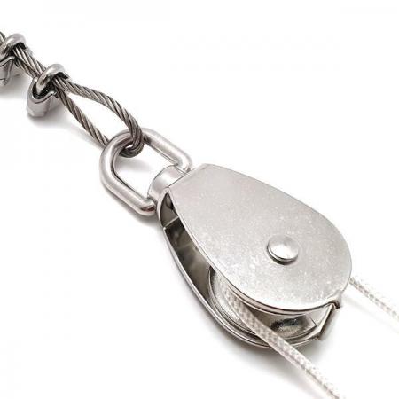 디바이스마트,기계/제어/로봇/모터 > 도르래/와이어/체인 > 도르래 > 스텐 도르래,대광와이어로프,스텐도르래 15mm,소형 / 미니도르래 / 개이동줄 / 와이어로프 밧줄 튼튼한 꼬임방지회전고리 / ★착불비용이 사전에 안내가 어렵습니다. 무게 및 부피가 커질수록 착불비용이 높아질 수 있으니 참고하여 주문해주시길 바랍니다.