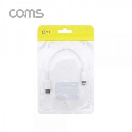 디바이스마트,케이블/전선 > USB 케이블 > OTG(FM) > USB C타입 OTG,Coms,USB 3.1(Type C) 젠더 (C M/8P M) / 15cm / White [IF142],USB 3.1(Type C) 젠더 (C M/8P M) / 15cm / White