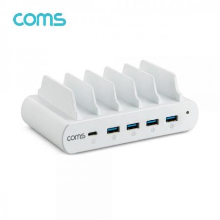 디바이스마트,컴퓨터/모바일/가전 > 스마트폰/스마트기기 > 충전기/보조배터리 > 멀티충전기,Coms,멀티고속충전기 / 5Port+무선충전모듈 / 최대 110W / PD 3.0 Type-C / QC 3.0 [LS346],멀티고속충전기 / 5Port+무선충전모듈 / 최대 110W / PD 3.0 Type-C / QC 3.0