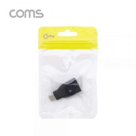 디바이스마트,케이블/전선 > USB 케이블 > OTG(FM) > USB C타입 OTG,Coms,USB 3.1(Type C) 젠더 (Type C M / 2.0 F) / Short [IF356],USB 3.1(Type C) 젠더 (Type C M / 2.0 F) / Short