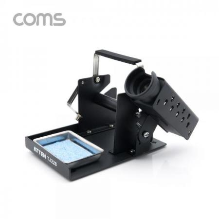 디바이스마트,수공구/전자공구/전동공구 > 전자공구 > 인두기/인두스탠드 > 인두스탠드,Coms,납땜용 인두 및 와이어 거치대 / 스탠드 / 2 IN 1 / Black [IF299],납땜용 인두 및 와이어 거치대 / 스탠드 / 2 IN 1 / Black