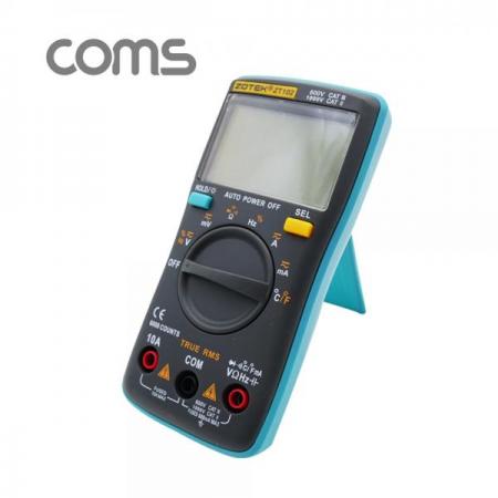 디바이스마트,계측기/측정공구 > 전기/전자 계측기 > 휴대형멀티미터,Coms,디지털 테스터기(전압용), 6000 COUNTS, 온도 측정, ZT102 [IF052],디지털 테스터기(전압용)/ 6000 COUNTS/ 온도 측정/ ZT102