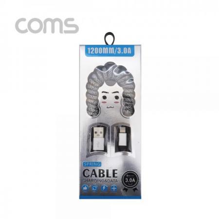 디바이스마트,컴퓨터/모바일/가전 > Apple > Accessories > iPad/iPhone 액세서리,PROSKIT,iOS 8pin 케이블 스프링 / Gray / 30~120cm [IF311],iOS 8pin 케이블 스프링 / Gray / 30~120cm