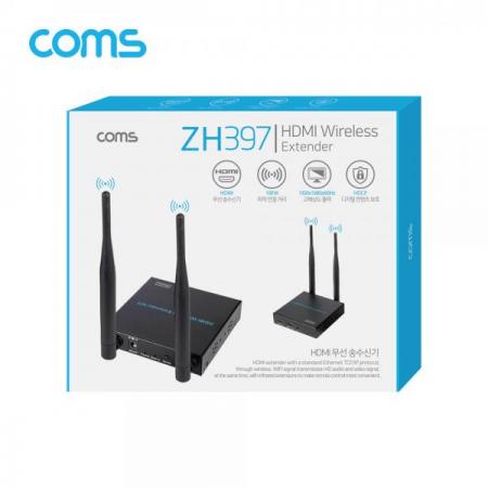 디바이스마트,컴퓨터/모바일/가전 > 네트워크/케이블/컨버터/IOT > 리피터/젠더/전원 케이블 > 리피터(증폭기),Coms,HDMI 무선 송수신기 / 최대 300m(최적 10~20m) [ZH397],HDMI 무선 송수신기 / 최대 300m(최적 10~20m)