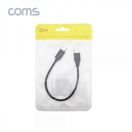 디바이스마트,케이블/전선 > USB 케이블 > OTG(FM) > USB C타입 OTG,Coms,USB 3.1 젠더 (Type C) 20cm, USB micro 5p(M)/Type C(M) [IF157],USB 3.1 젠더 (Type C) 20cm/ USB micro 5p(M)/Type C(M)