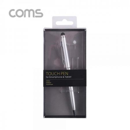 디바이스마트,컴퓨터/모바일/가전 > 스마트폰/스마트기기 > 모바일 주변기기 > 터치펜/터치장갑,Coms,정전식 터치펜/ 볼펜형 / 양면 스타일러스 펜 / Silver [ID984],정전식 터치펜/ 볼펜형 / 양면 스타일러스 펜 / Silver