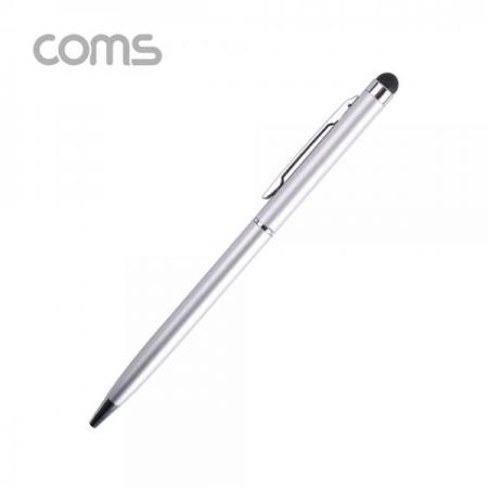 디바이스마트,컴퓨터/모바일/가전 > 스마트폰/스마트기기 > 모바일 주변기기 > 터치펜/터치장갑,Coms,정전식 터치펜/ 볼펜형 / 양면 스타일러스 펜 / Silver [ID984],정전식 터치펜/ 볼펜형 / 양면 스타일러스 펜 / Silver
