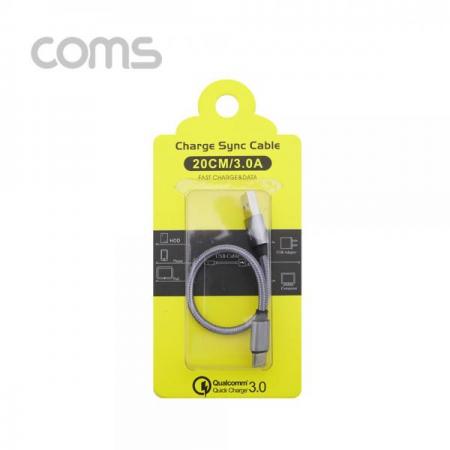 디바이스마트,케이블/전선 > USB 케이블 > OTG(FM) > USB C타입 OTG,Coms,USB 3.1 케이블 (Type C) 20cm, USB 2.0 A(M)/Type C(M), 패브릭 [IF315],USB 3.1 케이블 (Type C) 20cm/ USB 2.0 A(M)/Type C(M)/ 패브릭