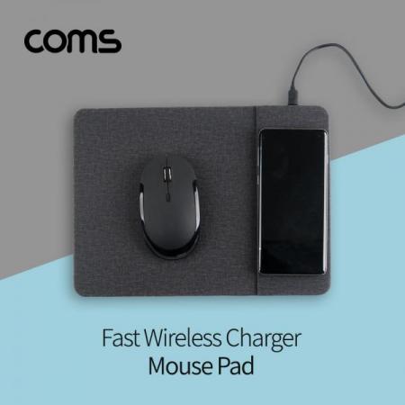 디바이스마트,컴퓨터/모바일/가전 > 스마트폰/스마트기기 > 충전기/보조배터리 > 무선충전기,Coms,고속 무선충전 마우스패드 / 스마트폰 무선충전 패드 / QC 2.0 / QC 3.0 퀵차지 지원 [IF245],고속 무선충전 마우스패드 / 스마트폰 무선충전 패드 / QC 2.0 / QC 3.0 퀵차지 지원
