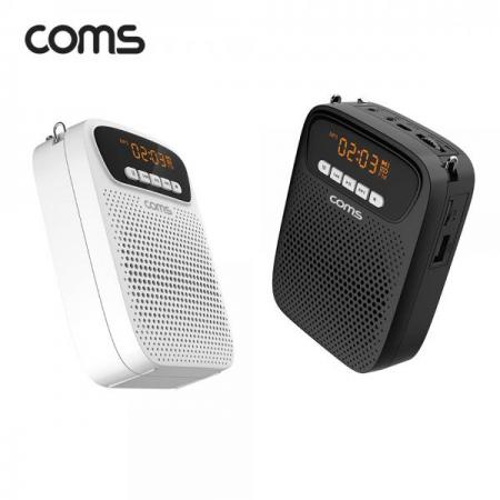 디바이스마트,컴퓨터/모바일/가전 > 음향ㆍ영상ㆍ카메라 > 블루투스 사운드 > 블루투스 휴대용스피커,Coms,휴대용 블루투스 스피커&유선 마이크 앰프 Black [WW413],휴대용 블루투스 스피커&유선 마이크 앰프 Black