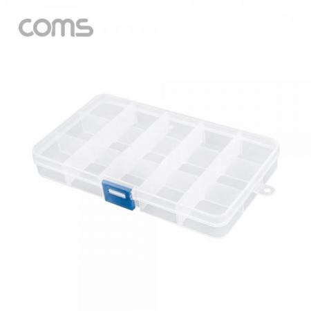 디바이스마트,공구함/작업대/엔클로저 > 공구함/부품함 > 다용도정리함(케이스),Coms,다용도 PVC 수납함 / 15분배 / 170 x 95 x 25 (mm) [IF286],다용도 PVC 수납함 / 15분배 / 170 x 95 x 25 (mm)