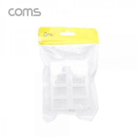 디바이스마트,공구함/작업대/엔클로저 > 공구함/부품함 > 다용도정리함(케이스),Coms,다용도 PVC 수납함 / 8분배 / 요일별 알약통 / 75 x 60 x 20 (mm) [IF296],다용도 PVC 수납함 / 8분배 / 요일별 알약통 / 75 x 60 x 20 (mm)
