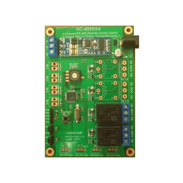 RS-485방식 원격 스위치 유니트 (최대 4채널) (NC-485RS4)