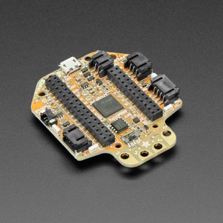 디바이스마트,MCU보드/전자키트 > 전원/신호/저장/응용 > 웨어러블 > 보드/모듈/키트,Adafruit,Adafruit HalloWing M4 Express [ada-4300],ATSAM521 MCU 1.54 인치 IPS TFT가 장착된 해골 모양의 Hallowing보드 /  아두이노 IDE 및 CircuitPython 지원 / 3축 가속도계, 조도센서, 4개의 네오픽셀 LED, 클래스 D 스피커 드라이버, 리포배터리 충전회로 지원