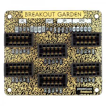 디바이스마트,MCU보드/전자키트 > 통신/네트워크 > 기타 네트워크/통신,Pimoroni,Breakout Garden for Raspberry Pi (I2C) [PIM377],복잡한 배선, 남땜, 브레드보드 없이 피모로니 브레이크아웃 보드를 활용하여 코딩 및 추가 기능을 만들어주는 커넥터 슬롯 / 6개의  I2C 슬롯 탑재