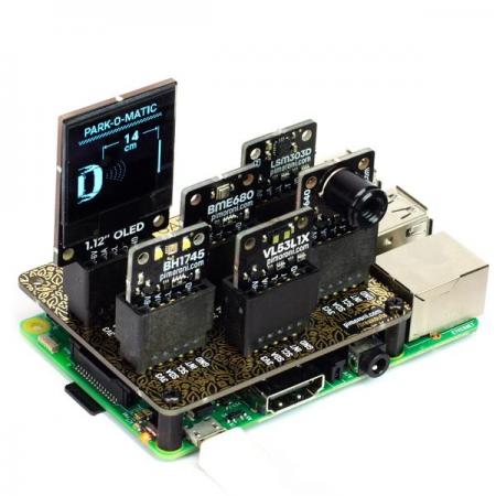 디바이스마트,MCU보드/전자키트 > 통신/네트워크 > 기타 네트워크/통신,Pimoroni,Breakout Garden for Raspberry Pi (I2C) [PIM377],복잡한 배선, 남땜, 브레드보드 없이 피모로니 브레이크아웃 보드를 활용하여 코딩 및 추가 기능을 만들어주는 커넥터 슬롯 / 6개의  I2C 슬롯 탑재