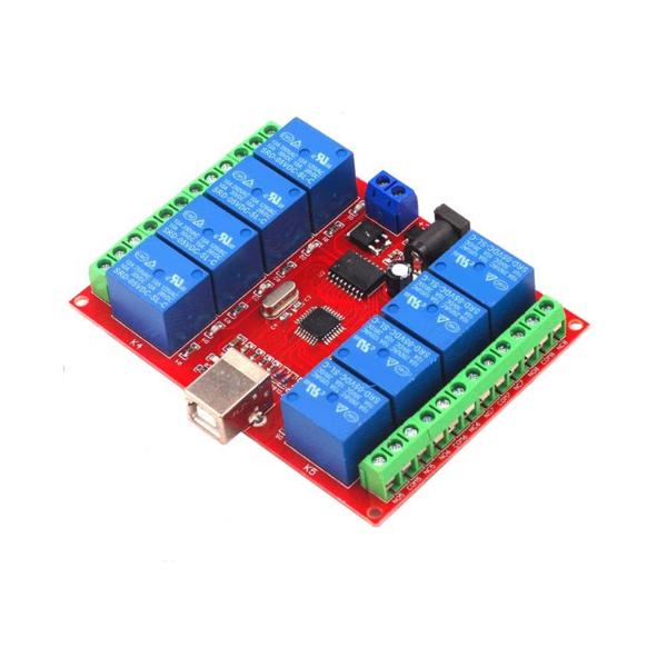 USB 시리얼 릴레이 8채널 JK-UR-8