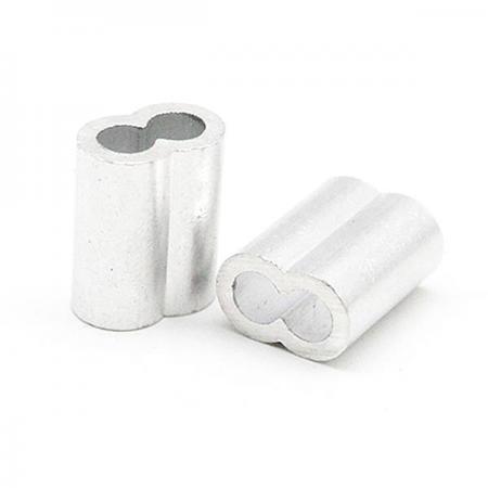 디바이스마트,기계/제어/로봇/모터 > 도르래/와이어/체인 > 와이어부속(슬리브) > 땅콩형 슬리브,SZH,와이어로프 슬리브 M1.5 - 땅콩형 [SZH-WSD003],와이어 로프 고정용 알루미늄 슬리브 / 땅콩형 / 내측 치수 : 1.6mm