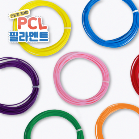 디바이스마트,,손도리,손도리 저온형 3D펜 필라멘트 PCL 10색상 KIT,저온형 3D펜용 필라멘트 / 친환경 소재
