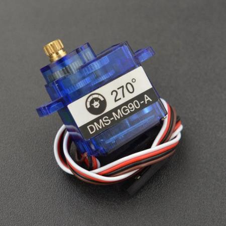 디바이스마트,기계/제어/로봇/모터 > 모터류 > 서보모터 > 아날로그 서보모터,DFROBOT,9g 270°Metal Servo with Analog Feedback (1.5kg) [SER0046],아두이노 호환 / 펄스 폭 범위 : 500-2500μsec / 중립 위치 : 1500μsec / 데드 대역폭 : ≤ 5μsec / 작동 전압 : 4.8V ~ 6V / 22.9 * 12.2 * 32.5mm, 0.9 * 0.48 * 1.28inch / 무게 : 12 ± 1g