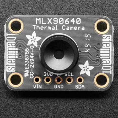 디바이스마트,MCU보드/전자키트 > 카메라/비디오 > 얼굴인식/열화상센서,Adafruit,Adafruit MLX90640 24x32 IR Thermal Camera Breakout - 110 Degree FoV [ada-4469],110°x70°의 넓은 화각 / 24x32 어레이의 IR 열센서 포함 / -40°C ~ 300°C의 온도를 + -2°C의 정확도 (0-100°C 범위)로 측정 / 3.3V-5V 공급 전압 / 라즈베리파이, 아두이노 호환