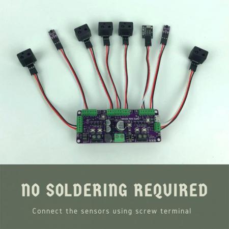 디바이스마트,MCU보드/전자키트 > 버튼/스위치/제어/RTC > 모터/모터컨트롤,Cytron,Maker Mini Sumo Controller: Simplifying Sumo Robot for Beginner [MAKER-MSUMO],스모 로봇에 대해 배우기 시작한 초보자이거나 국제 스모 로봇 대회에 참여하는 전문 로봇 제작자가 사용가능합니다.