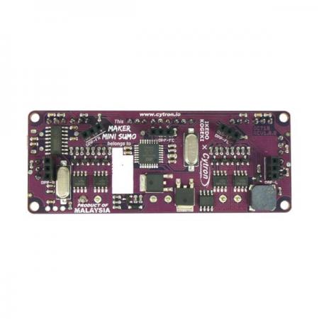 디바이스마트,MCU보드/전자키트 > 버튼/스위치/제어/RTC > 모터/모터컨트롤,Cytron,Maker Mini Sumo Controller: Simplifying Sumo Robot for Beginner [MAKER-MSUMO],스모 로봇에 대해 배우기 시작한 초보자이거나 국제 스모 로봇 대회에 참여하는 전문 로봇 제작자가 사용가능합니다.