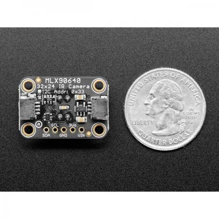 디바이스마트,MCU보드/전자키트 > 카메라/비디오 > 얼굴인식/열화상센서,Adafruit,Adafruit MLX90640 24x32 IR Thermal Camera Breakout - 110 Degree FoV [ada-4469],110°x70°의 넓은 화각 / 24x32 어레이의 IR 열센서 포함 / -40°C ~ 300°C의 온도를 + -2°C의 정확도 (0-100°C 범위)로 측정 / 3.3V-5V 공급 전압 / 라즈베리파이, 아두이노 호환