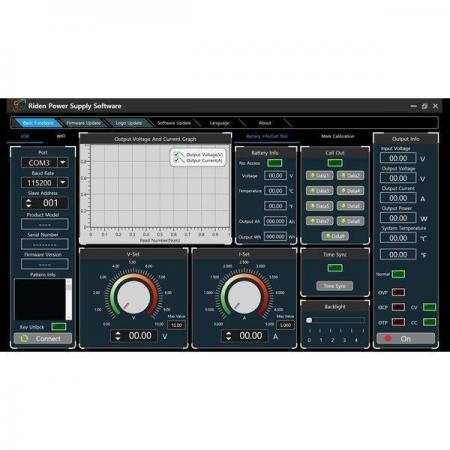디바이스마트,계측기/측정공구 > 전원공급장치 > DC 파워서플라이,댁넷,60V, 6A 프로그래머블 DC전원공급기 [RD6006],텍스트 디스플레이와 그래픽 디스플레이 선택 가능 / 사용된 셋팅 파라미터도 메모리에 9개까지 저장 가능하여 추후 재사용이 가능 / Win OS기반의 PC 소프트웨어 제공