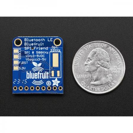 디바이스마트,MCU보드/전자키트 > 통신/네트워크 > 블루투스/BLE,Adafruit,Adafruit Bluefruit LE SPI Friend-블루투스 저에너지 (BLE) [ada-2633],BLE SPI 모듈 / 4개(MISO, MOSI, SCK, CS),5개(MISO, MOSI, SCK, CS, 인터럽트 핀)의 GPIO핀을 이용하여 프로젝트에 BLE 기능 추가가능 / ARM Cortex M0 코어 / 256KB 플래시 메모리 / 32KB SRAM