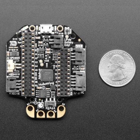 디바이스마트,MCU보드/전자키트 > 전원/신호/저장/응용 > 웨어러블 > 보드/모듈/키트,Adafruit,Adafruit HalloWing M0 Express [ada-3900],ATSAMD21 MCU와 1.44인치 128x128 풀컬러 TFT LCD가 장착된 해골 모양의 Hallowing보드 / 아두이노 및 circuitPython build를 지원 / 3축 가속도계, 조도센서, 클래스 D 스피커 드라이버, 배터리 충전회로 지원 /  웨어러블, 배지로 사용가능